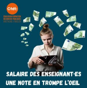 Salaires des enseignant·es : Une note en trompe l’oeil !